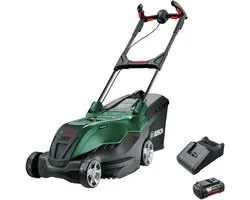 Bosch AdvancedRotak 36V- 44-750 - Tondeuse à gazon sans fil - Comprend 1 batterie Li-Ion 36 V (0 Ah) - Chargeur AL 36V-20 et bac de collecte pliable