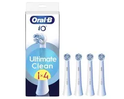 Oral-B iO Ultimate Clean - Brossettes de rechange - Originales - Lot de 4