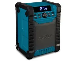 Radio de chantier Medion E65895 - Radio FM PLL - Bluetooth 5.4 - protégée contre les éclaboussures (IP54) - boîtier robuste - 10 W RMS