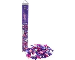 Plus-Plus Tube glitter 100 delige bouwset - 4244 - Bouwspeelgoed - Constructiespeelgoed - Set met bouwstenen - Vanaf 5 jaar