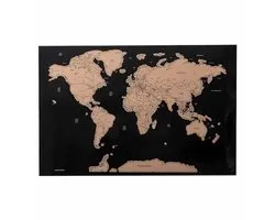 Kras (wereld)kaart - Scratchmap - world edition - waar ben je geweest?