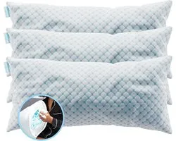 Premium memory foam pillow 40 x 80 cm - adjustable in height, soft and breathable - ergonomic design to support head, neck and back - relaxing sleeping comfort