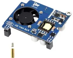 Power over Ethernet PoE HAT voor Raspberry Pi 4B/3B+ met Koelventilator, 5V 2.5A DC Output en IEEE 802.3af Compatibiliteit, Ideaal voor Projecten en IoT Toepassingen