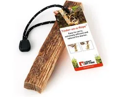 Light My Fire Tinder-on-a-Rope Aanmaakhout Firestarter Survival Vuurstarter Tinder Dust Harshout Aanmaakblokje Aansteker Fire Starter Aanmaakhoutje Vuurmaker Kampvuur Scouting Hars Tondels Scout Vuur Maken Firesteel