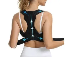 Duerté Postuur Corrector man/vrouw - Rugbrace Onderrug & Bovenrug - Rug Corrector geschikt als Houding Corrector - Schouderbrace