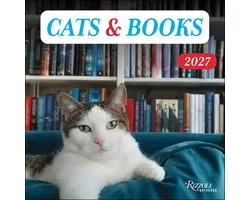Cats & Books 2027 Wall Calendar