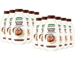 Garnier Shampoo - Loving Blends Kokosmelk & Macadamia - 12 x 300 ml