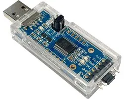 Adaptateur USB vers TTL - Convertisseur série - Débogage programmation - Puce FTDI intégrée - 38x10x4mm - Transparent