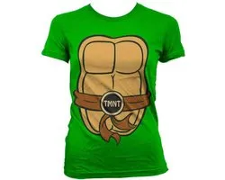Teenage Mutant Ninja Turtles Dames Tshirt -L- TMNT Costume Groen