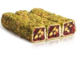 Hacı Baba Sultan Narlı Halep Lokum avec Antep Pistache 250g – Handgemaakte Aleppo Turkse Delight Premium