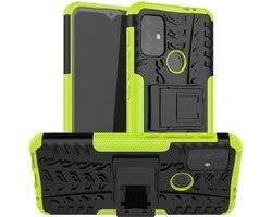 Étui pour Motorola Moto G10 / G20 / G30 - Béquille robuste - Vert