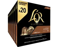 Tasses à café L'OR Lungo Estremo - 10 x 20 tasses - Pack discount