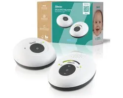 Alecto DBX-115 - Full Eco DECT Babyfoon - Wit/Antraciet