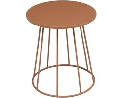 Table d'appoint Ø 38 cm Livor Terracotta