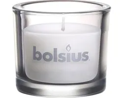 Bolsius Kaars In Glas Chic 9,2 Cm Wax Wit