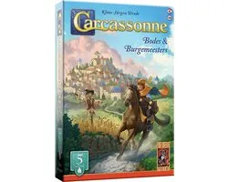 999 Games - Carcassonne: Bodes & Burgemeesters - Uitbreiding 5 - Nieuwe Versie - NL - EN