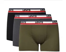 Levi's - Sportswear Logo Boxer 3-pack - 100002870 - 009 Khaki