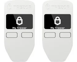 2x Trezor One - Value Bundle - Hardware Wallet - Seed Phrase Protector - Wit