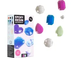 Epoxy DIY Set - Juwelen Maken Starterspakket - Epoxy Mallen, Giethars, Lijm & Resin - Knutselen voor Meisjes - Hobby & Creatief - Crafts&Co