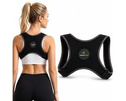 ATHLETIC ASSIST® Rugbrace Houding Corrector - Postuur Correctie voor Man en Vrouw - Verstelbare Rugband - Schouderbrace - One Size