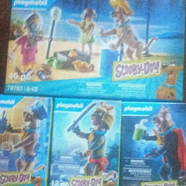 PLAYMOBIL Scooby-Doo Personnage Scooby-Doo Réf. 70707 Univers Playmobil Lot De 4