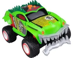 Nikko Speelgoedvoertuig Dinosaurus - Road Rippers Extreme Action Mega Monsters - Dino Chomp - Groen - Speelgoedauto jongens vanaf 3 jaar