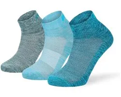 Lenz Performance Quarter Tech Korte Sokken 3 Paren Blauw EU 39-42