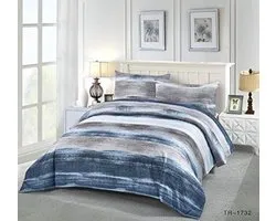 Luxe Katoenen Dekbedovertrek Lamba 290x240 cm met Ritssluiting