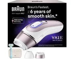 Braun IPL Smart Skin i·expert - IPL ontharingsapparaat - PL7211 - Ontharing Voor Thuis - Met Gratis App - 2 Slimme Koppen