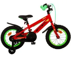 Volare Rocky Kinderfiets - Jongens - 12 inch - Rood - Twee handremmen