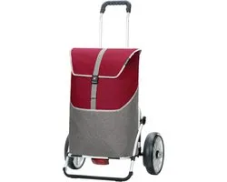 Andersen SHOPPER MANUFAKTUR Boodschappentrolley Royal Shopper Plus Lasse Red Rood 108cm