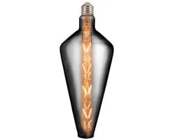 LED Lamp - Design - Panaro - E27 Fitting - Titanium - 8W - Warm Wit 2400K