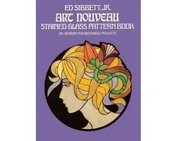Art Nouveau Stained Glass Pattern Book