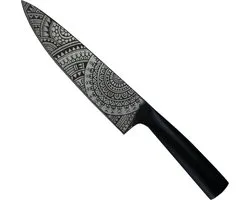 Homey's Schiffmacher koksmes 20cm met tattoo-print, giftbox