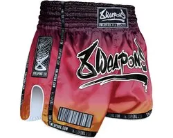 8 WEAPONS Muay Thai Shorts Vivo Sunsphere Rouge taille S