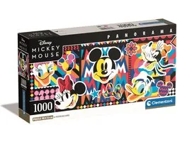 Clementoni - Puzzel - 1000 Stukjes - Disney Panorama - 98 x 33 cm - Hoge kwaliteit