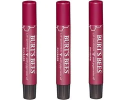 BURT'S BEES - Lip Shimmer Rhubarbe - Lot de 3