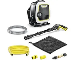 Kärcher K Mini Hogedrukreiniger - Incl. slangset - 110 bar - 360 l/u - 20 m2/u - PremiumFlex slang - Geschikt voor oa. fietsen - tuingereedschap - tuinset - kleine terrassen - en balkon