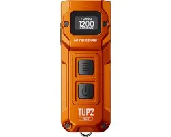 Nitecore TUP2 Sleutelhangerlamp oplaadbaar oranje