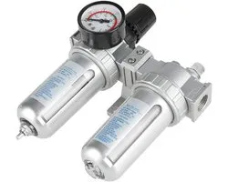 Luchtfilterregelaar, 1/2" Oliescheider Compressorfilter Luchtcompressorregelaar Compressor Waterval voor Compressor en Luchtgereedschap Wakects Luchtfilterregelaar, 1/2" Oliescheider