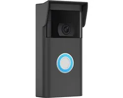 Silicone Ring Doorbell Case Compatible with Ring Video Doorbell 2nd Generation Protective Silicone Cover Against UV Rain