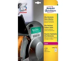 Avery Etiketten Zweckform 63,5 X 33,9 Mm Wit 240 Stuks
