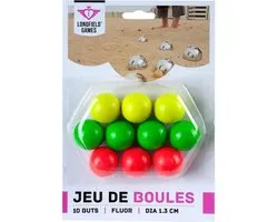 Longfield Games - Jeu de boules buts - Multicolor - 30mm - 10 stuks