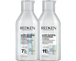 Redken Acidic Bonding Concentrate Shampoo 300ml & Conditioner 300ml – Voordeelverpakking