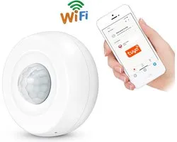 WiFi Motion Sensor - Tuya - Smartlife Sensoren - Slimme beweging sensor - Slimme sensor - Smart Life. Alarmsysteem – Compatibel met Tuya APP. - Wit