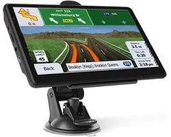 GPS de voiture pouces, GPS adapté aux poids lourds, navigation automatique avec écran tactile HD, guidage vocal multilingue, cartes du Royaume-Uni et de Europe (2025) installées, mise à jour gratuite à vie, adapté aux voitures