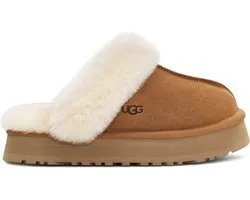 UGG W Disquette Dames Sloffen - Chestnut - Maat 39