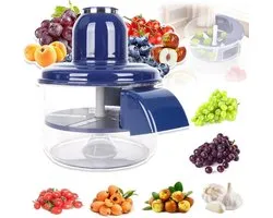 Automatische Druivenschiller Machine - Elektrische Knoflook & Cherry Tomatenschiller Huidverwijderaar Tool Voor Klein Fruit - Moeiteloos Peeling Voor Thuis Keuken (Blauw-1pc)