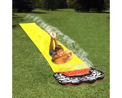 Unyqoos® Toboggan aquatique gonflable Extra long pour s'amuser dans le jardin en été et pour les activités familiales