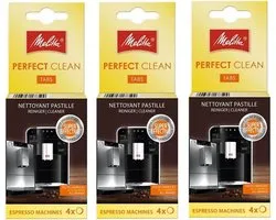 Melitta Perfect Clean - Espresso Machinereiniger - 3 x 4 zakjes